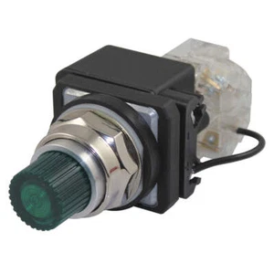 DAYTON 30G408 Pilot Light, Green, 30mm, LED 30G408 - Picture 1 of 2