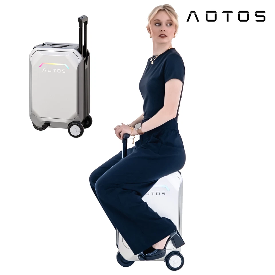 Maleta de paseo eléctrica inteligente de 20"" 31L scooter de equipaje eléctrico para aplicación de viaje Foto 1 de 4