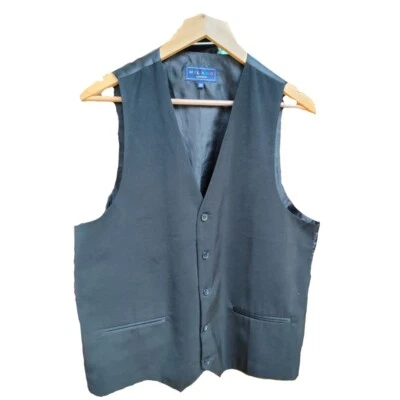 MILANO LONDON‼️‼️ WaistCoat  Colour Black ✅‼️‼️ - Image 1 of 2