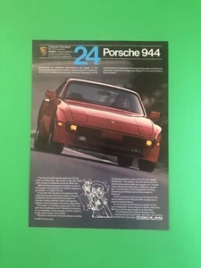 Porsche 944 #24 1983 vintage original impreso anuncio impreso impreso impreso - Imagen 1 de 1