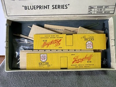 HO Scale Roanoke Shops Berghoff Beer Reefer Unbuilt KIT - Image 1 of 4