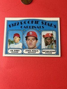 1972 Topps - 1972 Rookie Stars #316 Guzman, Bibby, Roque (RC) EX