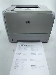 HP P2035 LaserJet Workgroup Monochrome Laser Printer TESTED AND WORKING - Picture 1 of 8