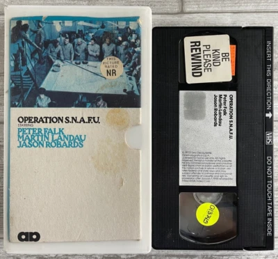 Operation S.N.A.F.U. VHS Peter Falk Martin Landau Jason Robards Slim Pickens '70 - Image 1 of 3