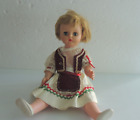 Vintage 1960s Hungarian DOLL 19 INCH RUBBER FACE PLASTIC? BUDDY  BLONDE HAIR
