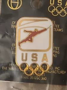 2024 Paris 2028 Los Angeles Olympia Pin, USA NOC Team Pin Fechten - Bild 1 von 1