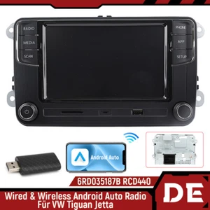 RCD440 PRO 187B RCD360 Wireless Android Auto Radio Navigation Für VW Sharan Golf - Bild 1 von 17