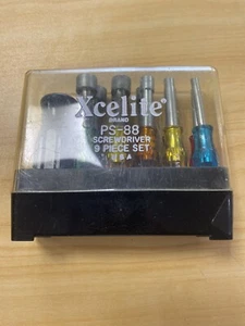 Xcelite PS-88 Vintage Screwdriver Set 9 piece With Case EUC - Picture 1 of 10