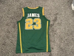 Lebron James St Vincent St Mary Irish High School Men Stitched Jersey Medium #23 - Picture 1 of 2