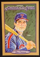 1993 Donruss Masters of the Game #7 Jose Canseco Jumbo Rangers NR-MINT