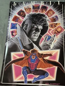 LOT OF 12 GAMBIT POSTER #193 BY GREG HILDEBRANDT, MARVEL 22x34 NEW SEALED 2H - Bild 1 von 5