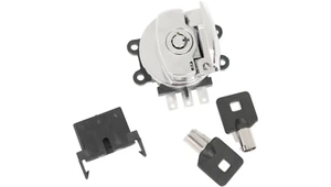 Chrome Ignition Switch for 99-11 Harley Dyna Softail Road King OEM 7131396A - Picture 1 of 1