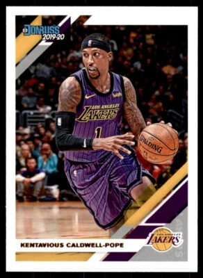 2019-20 Panini Donruss Kentavious Caldwell-Pope Los Angeles Lakers #92 - Image 1 of 2