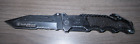 Smith & Wesson Border Guard SWBG2TS black folding knife partially serrated blade