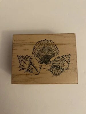 Sello de goma montado en madera PSX Sea Shell RS3 Foto 1 de 4