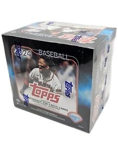 2024 Topps Series 1 Baseball Factory Sealed Hobby JUMBO Box 10 Packs 3 Hits!
