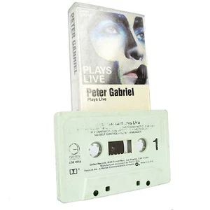 PETER GABRIEL PLAYS LIVE Cassette Tape Album Vintage 2G5-4012 GEFFEN - Picture 1 of 3