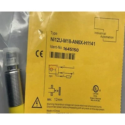 one NEW TURCK NI12U-M18-AN6X-H1141 1645150 Proximity switch One year warranty - Image 1 of 4