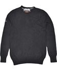 SUPERDRY Mens Crew Neck Jumper Sweater Small Grey Cotton GQ05