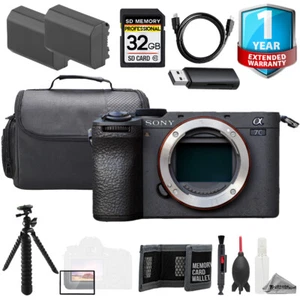 Sony a7C II Mirrorless Camera (Black) + 32GB + 1 Yr Warranty + Tripod- Value Kit - Picture 1 of 8