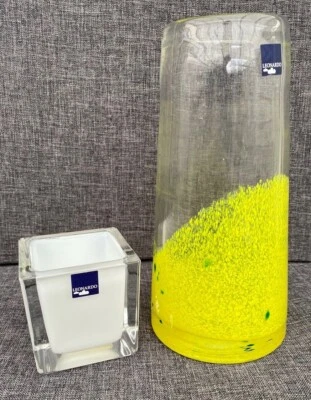 Zwei wunderschöne Vasen Leonardo Frühling Deko Fenster Tisch wie neu - Bild 1 von 4