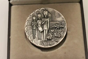 Anders Nyborg 1978 Tivoli Theater Medaillon Sterling Silber Limited Edition - Bild 1 von 5
