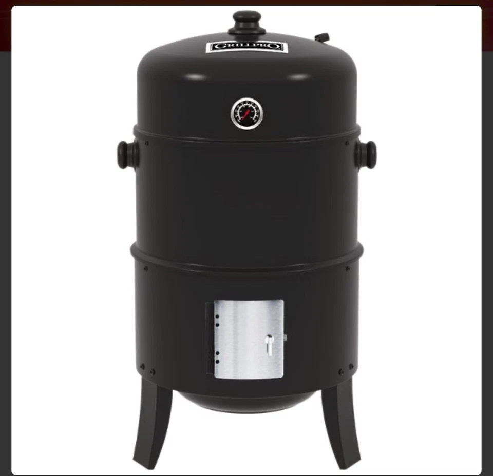 GrillPro Deluxe Charcoal Smoker & Grill 31816 16" Smoker New NIB Unused Sealed - Image 1 of 1