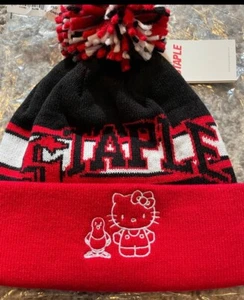 BNWT  Pigeon X Hello Kitty Red Black White Beanie One Size (factory Poly) - Picture 1 of 6