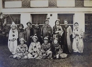 Vintage 1920 Halloween Bambini Costume Armadio Card Fotografia Hollywood CA - Foto 1 di 3