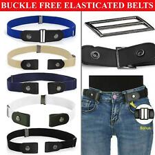 Enzo Mens Ladies Elasticated Belts Buckle Free No Bulge Hassle Invisible Belts