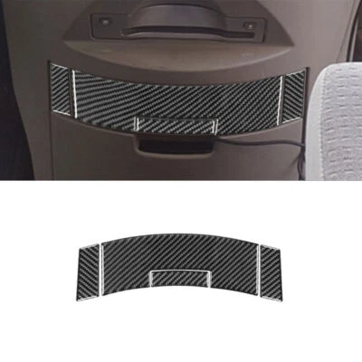 4 piezas para Nissan Quest interior de fibra de carbono portavasos central cubierta acento embellecedor Foto 1 de 4