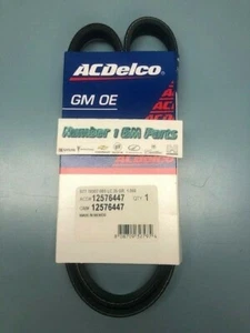 New Genuine GM 12576447 AC A/C Belt Air Conditioning Drive Trucks Tahoe Yukon  - Picture 1 of 2