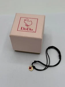 D202# Dodo Zugarmband mit Anhänger Rot - Gold 375 punziert Rubin " I L. you #2 - Bild 1 von 5