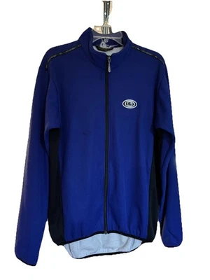 Chaqueta de ciclismo vintage Louis Garneau para hombre clima frío L azul Foto 1 de 4