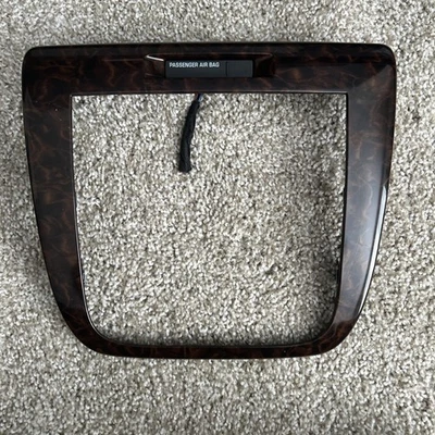 Chevrolet Impala 2006-2013 tablero central radio bisel borde madera OEM 15803854 Foto 1 de 4