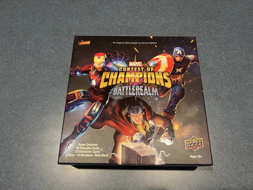 Juego de cartas 2018 Upper Deck Marvel Contest of Champions Battlerealm completo Kabam Foto 1 de 1