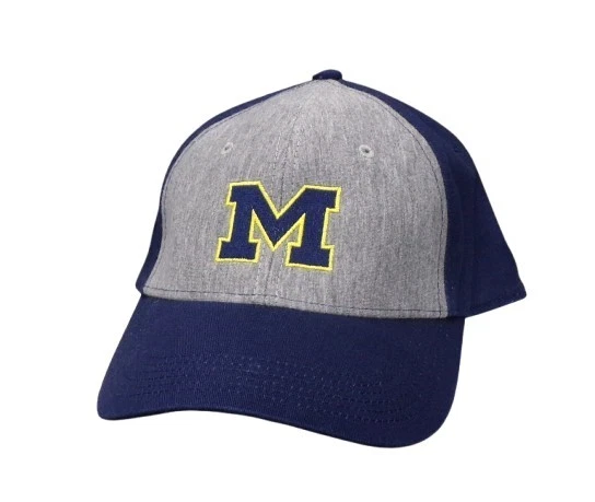 Boné bola ajustável University of Michigan Wolverines NCAA "M" novo em folha - Imagem 1 de 1