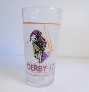 122nd Kentucky Derby Glass Churchill Downs Souvenir Mint Julep Glass 1996 a  - Bild 1 von 2