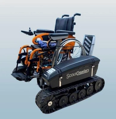 Otto Bock ScoutCrawler Raupen-Zusatzantrieb für manuellen Rollstuhl • 6 KM/H - Bild 1 von 4