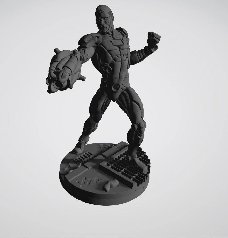 Knight Models DC Universe 35mm Cyborg Crisis Exclusive unpainted resin figure - Image 1 of 1