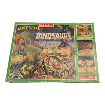 LOST VALLEY OF THE DINOSAURS 1985 BOARD GAME - Vintage 1980's Game - Image 1 of 4