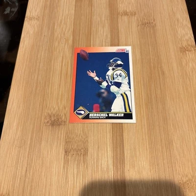 1991 Score Football # 348 Hershel Walker Nm/Mt - Image 1 of 4