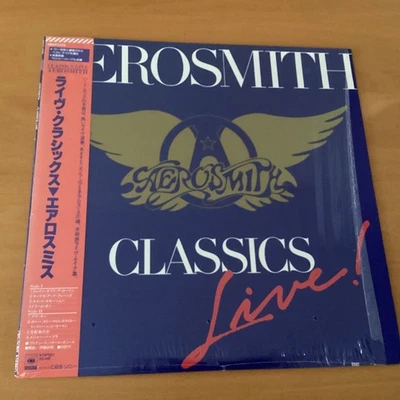 AEROSMITH CLASSICS LIVE JAPAN LP OBI 28AP-3170 SHRINK - Image 1 of 4