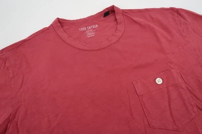 Camiseta Todd Snyder Homespun Hecha en Los Ángeles Camiseta Manga Corta Roja EE. UU. Mediana Foto 1 de 4