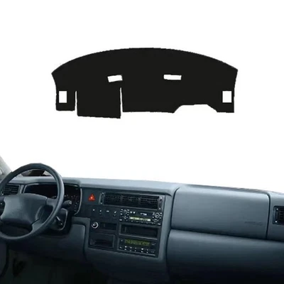 For Volkswagen EuroVan 1990-2004 black Dashboard Dashmat Dash Anti-Glare Mat Pad Foto 1 de 4