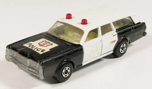 MATCHBOX 55 73 MERCURY COMMUTER POLICE ESTATE CAR SUPERFAST LESNEY ENGLAND - Picture 1 of 5