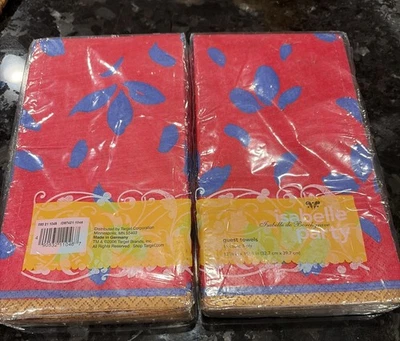 Isabelle De Borchgrave HolidayHand Towels Napkins Paper Guest Buffet 2x16ct=32 - Image 1 of 2