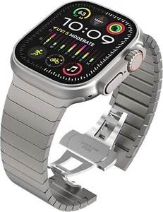 Original Titan Armband kompatibel Apple Watch Ultra 1/2 Armband 38-49mm iWatch - Bild 1 von 4