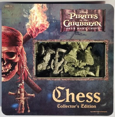 Disney Piratas del Caribe Cofre del Hombre Muerto Juego de Ajedrez Edición COLECCIONISTAS Foto 1 de 4