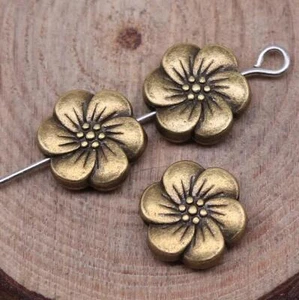 10 un. cuentas de flores de 10 mm para hacer joyas hallazgo de joyas EF3809 - Imagen 1 de 6